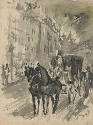 Бехтеев Владимир Георгиевич. Иллюстрация к роману Б. Пруса «Кукла» (?)